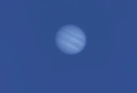 Jupiter in the morning sky