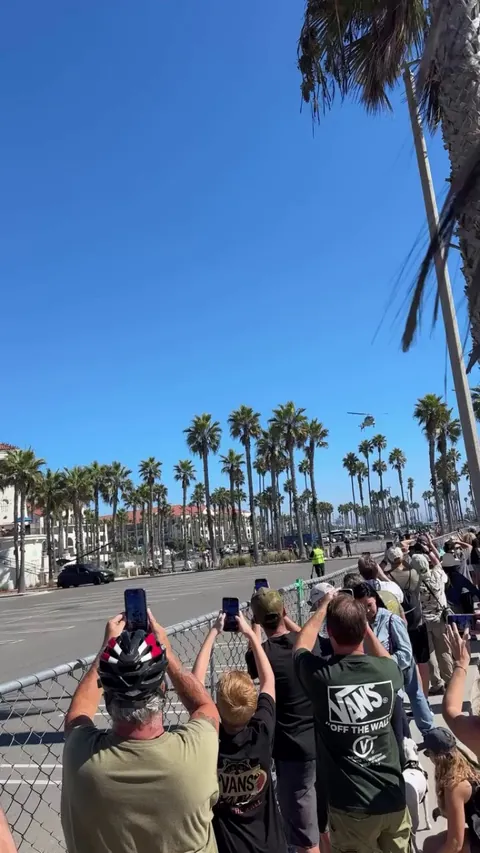 Helicopter crash near California beach