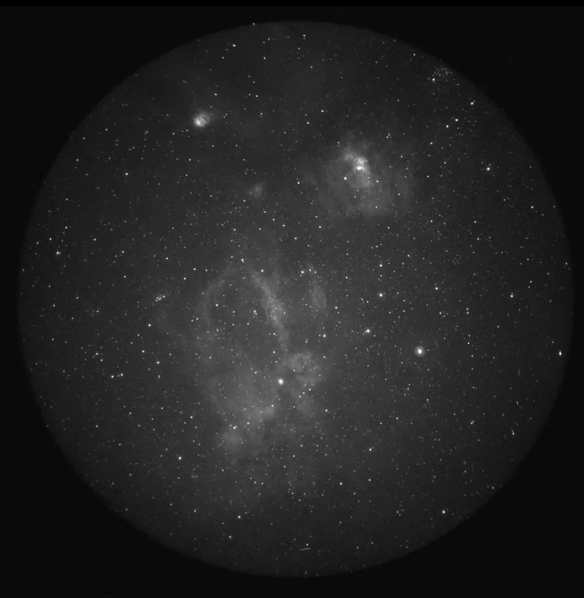 Nightvision with a 16 inch dob and 85mm refractor and iPhone