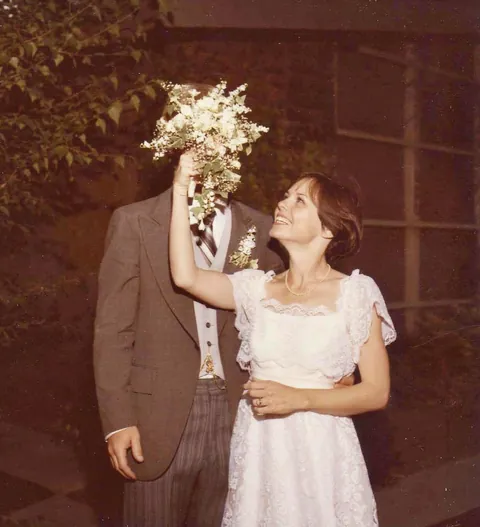 When the first husband wouldn’t smile for the photographer. 1979