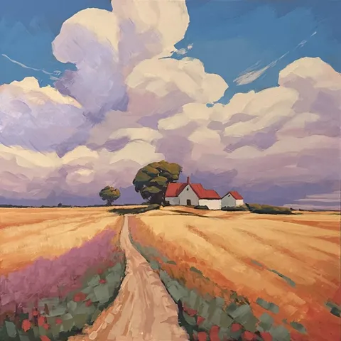 Country House, Jim Musil (Me), Acrylic, 2024