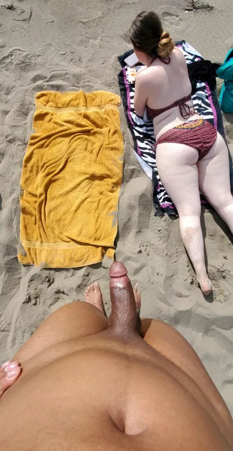 Beach day with my friend