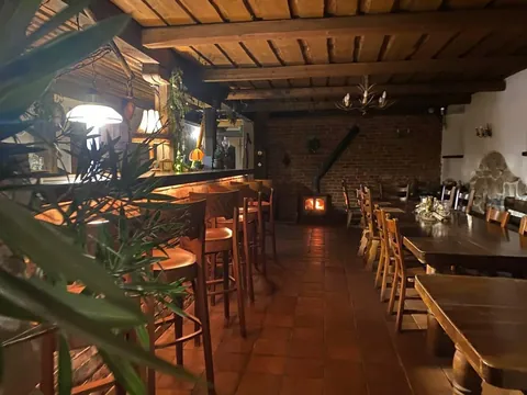 Turned the old staple to a cozy bar during Farmhouse renovation