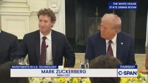 Mark Zuckerberg gets caught on a hot mic admitting he is totally making up Meta’s U.S. investment numbers based on whatever Trump wants to hear