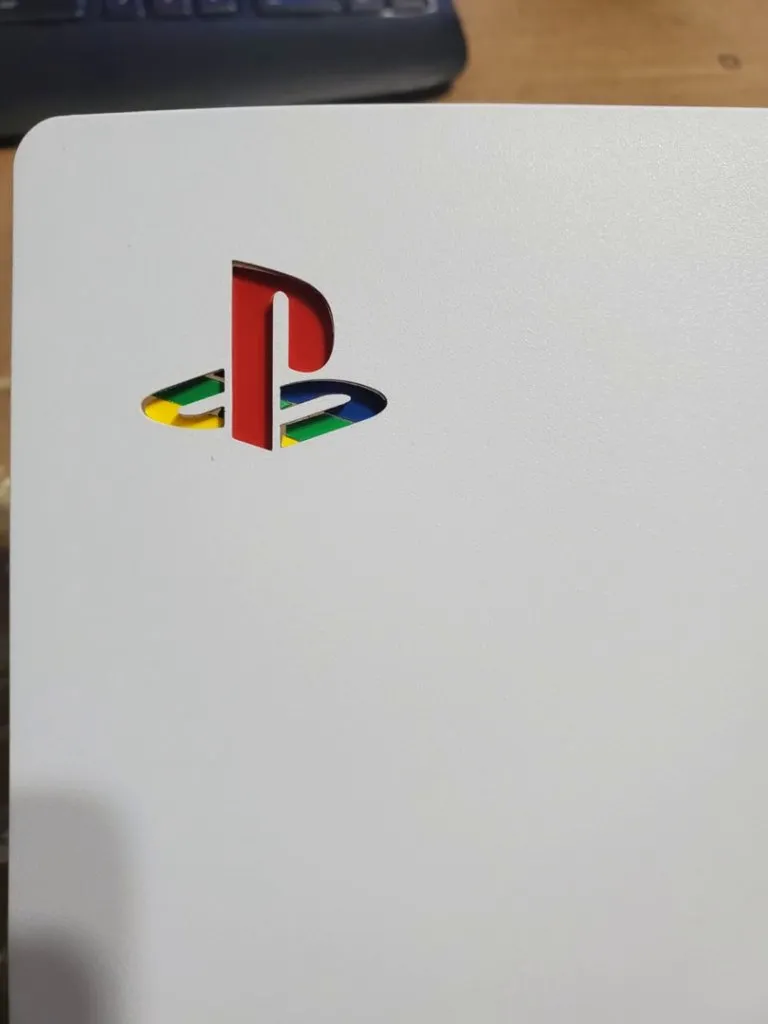 Laser cut plastic inlays as a throwback to OG logo colors!