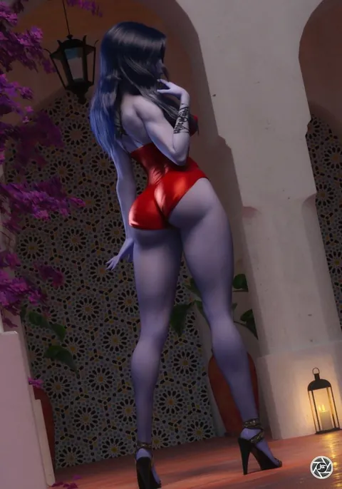 Widowmaker with her hair down is so hot