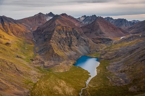 Little Blue Lake, Yukon Territory [2048 x 1367] [OC]