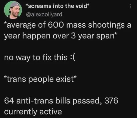 Won't someone think about the guns.