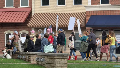 No Kings Event in Bentonville, Arkansas