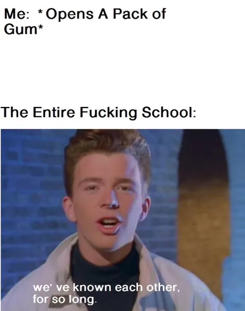 Just buy your own gum