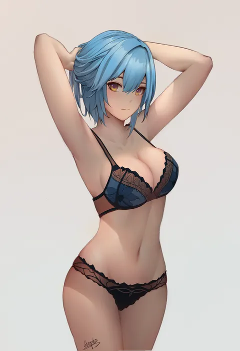 Eula in Underwear [Genshin Impact]