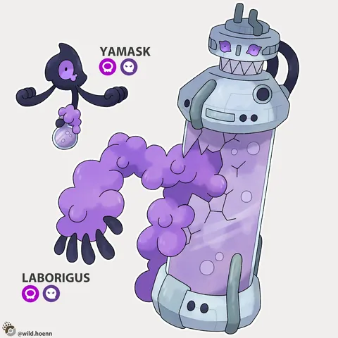 I designed a Yamask of every type!