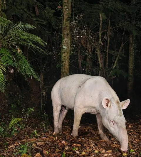 🔥 Albino tapir discovered living in the wild in Brazil