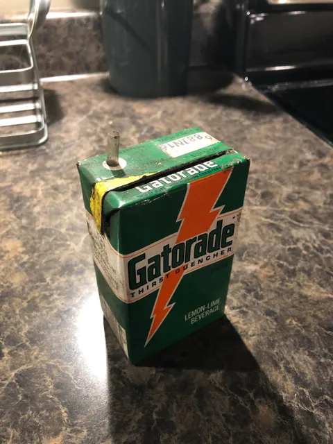 I work for the railway and found this Gatorade carton in near mint condition in a tunnel. Date on the top says June 16, 1988.