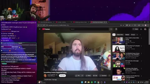 Asmongold says political violence is a “90% left wing thing” and the right has tried to “advocate above it”