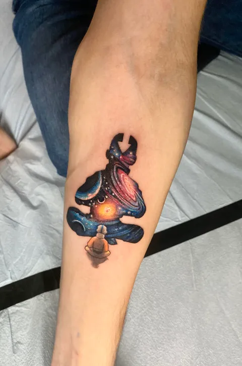 Avatar Aang Tattoo by Kozo @ Bang Bang NYC