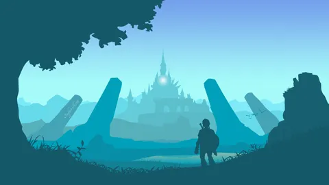 Made a BOTW Vector Wallpaper (4K)