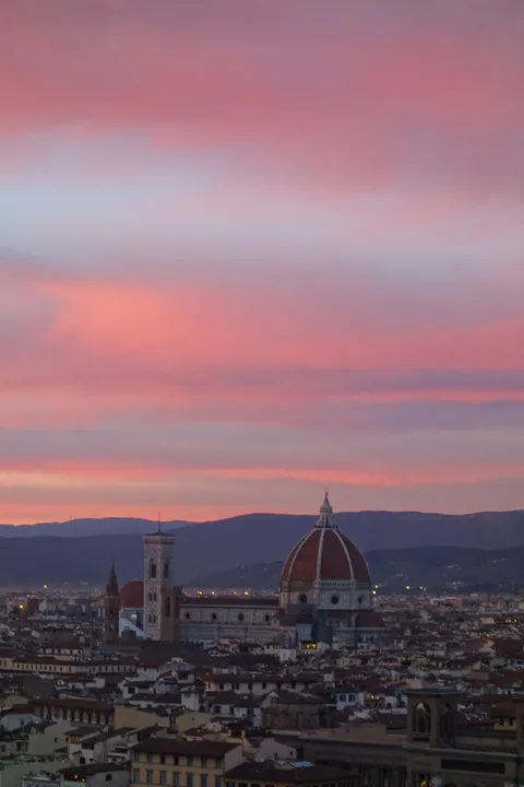 Was in Florence last week and got treated to this view from Piazzale Michaelangelo