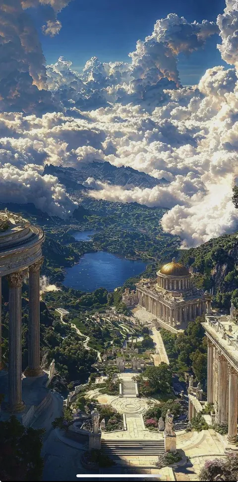 Would love to recreate this vibe but not sure how to approach the clouds.