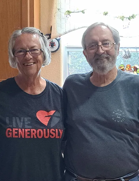 Parents in the late 70's and today!