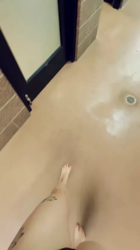 The spa shower is a lovely place to let it go.