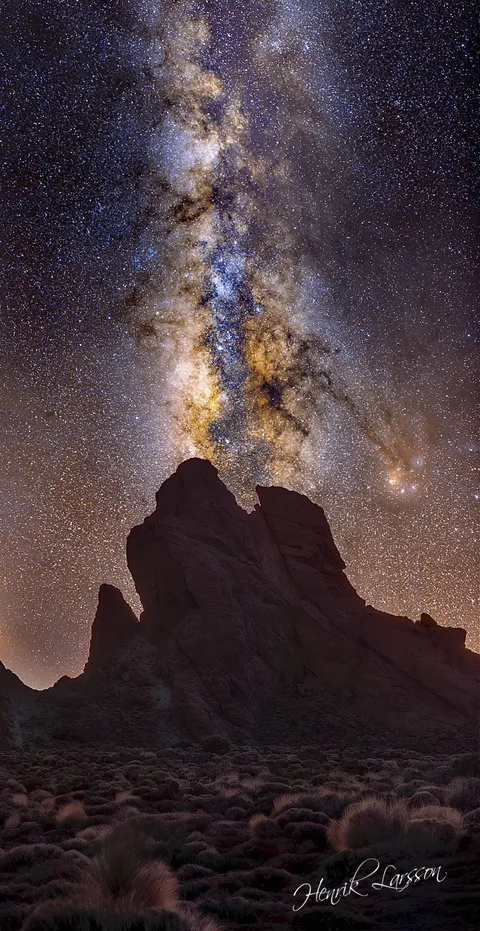 Milky way over Teide 