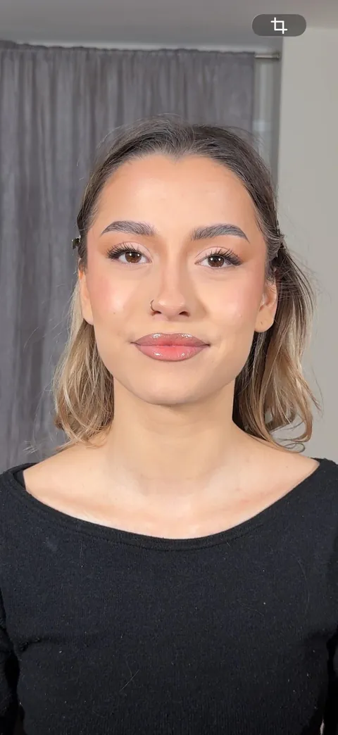 A makeup I did on my sister for her first date 🤍