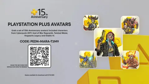 PlayStation 15th Anniversary Avatars Now Available to Redeem