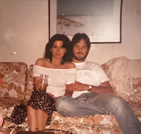 Beautiful couple in a photo literally found on the side of the road in NJ. Best guess is 1982.