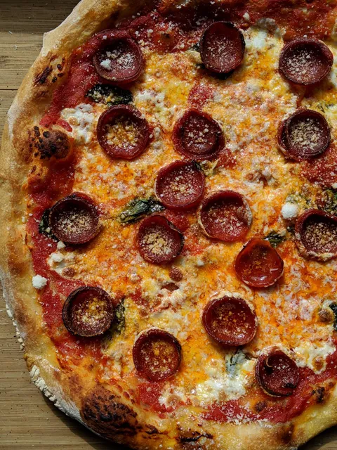 [homemade] pepperoni pizza