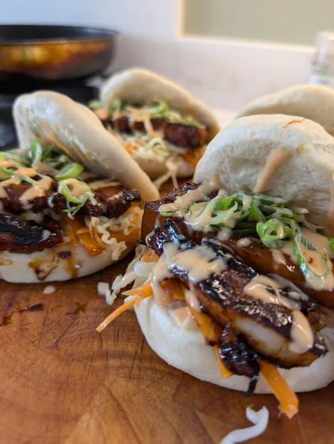 [Homemade] pork belly bao