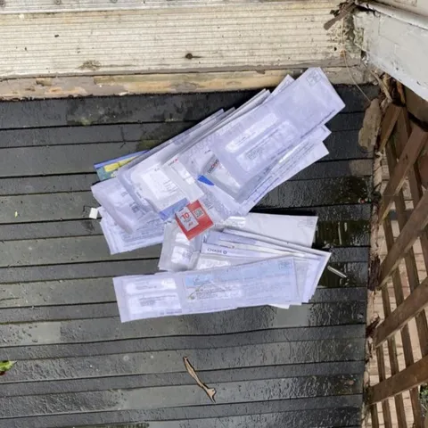 Been away from home for a couple weeks. A day before coming back my landlord took all the mail out of my mailbox and threw it on my front porch to be rained on.