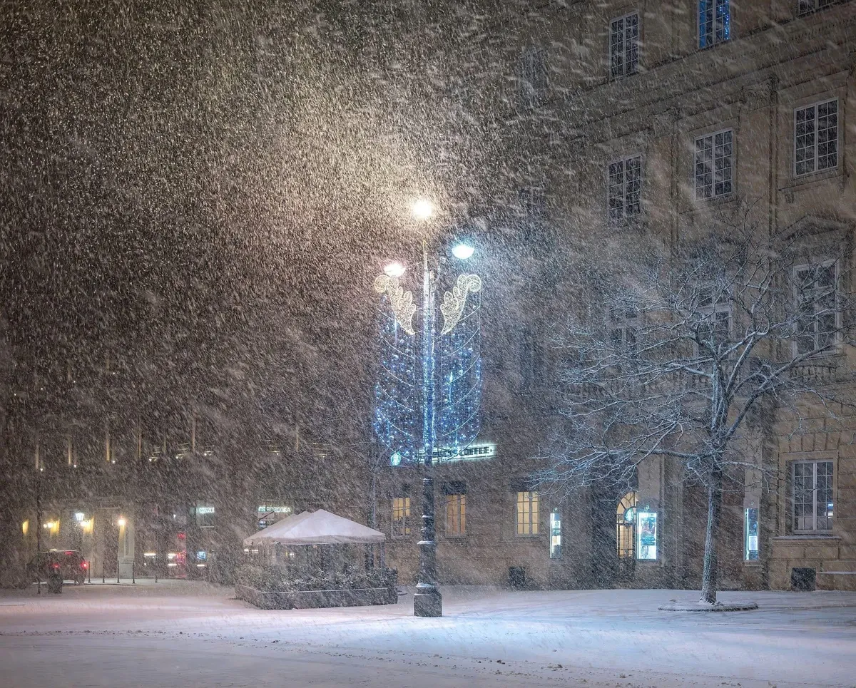 Winter in Kraków 2024, Poland.