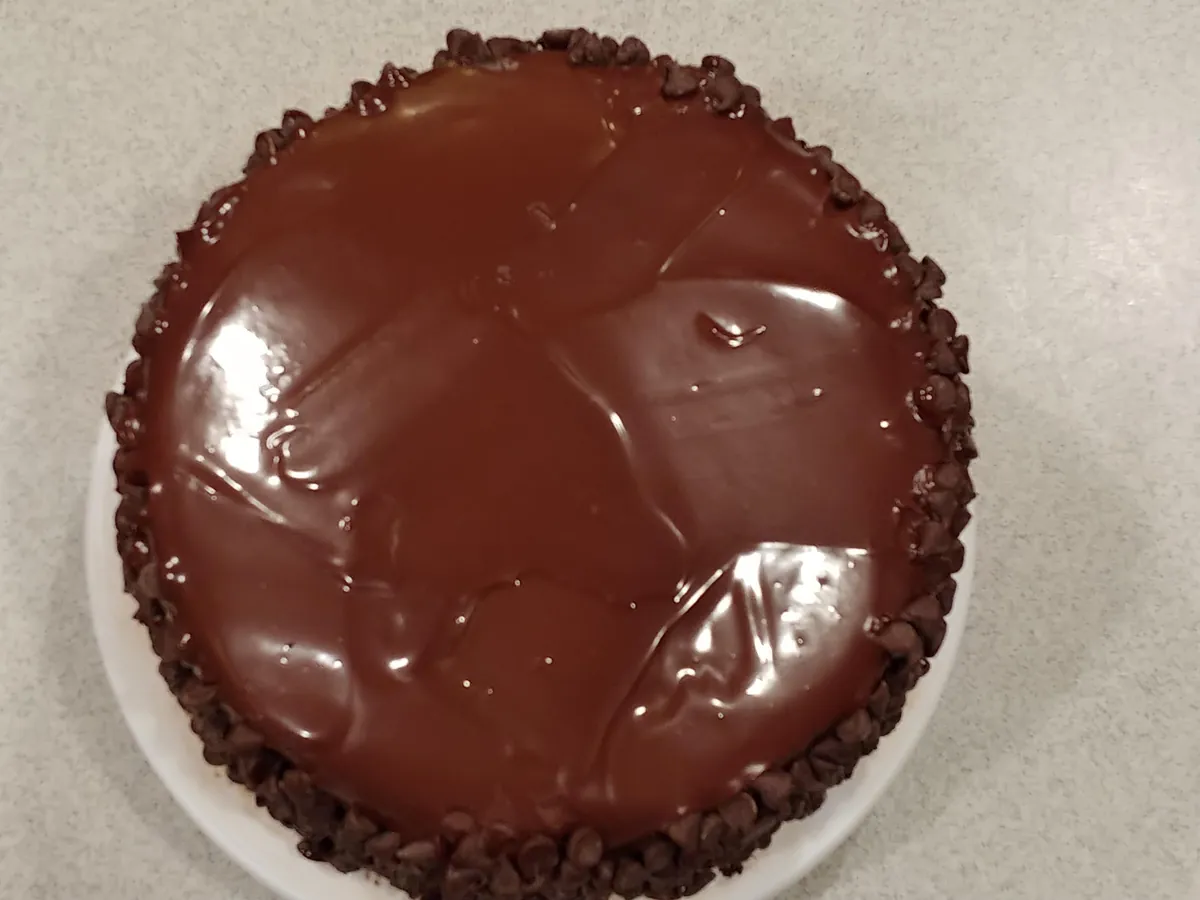 [Homemade] My attempt at 150 hour chocolate cake for my brother's birthday.