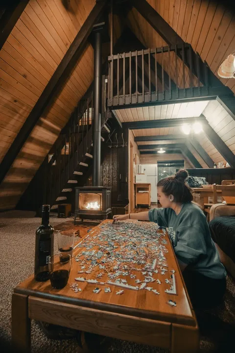 Cozy Night at the Cabin