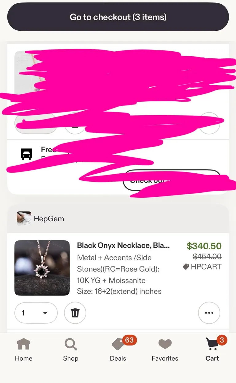 Listing an item on sale and then demanding more money after it’s paid for