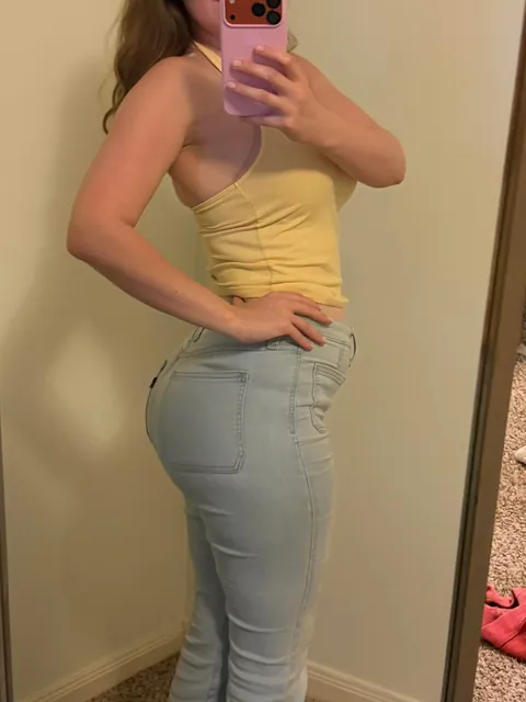 My 44in ass in and out of jeans