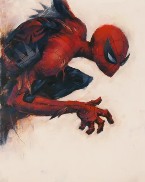 Spider-Man, Hubbzart, Oil painting, 2026