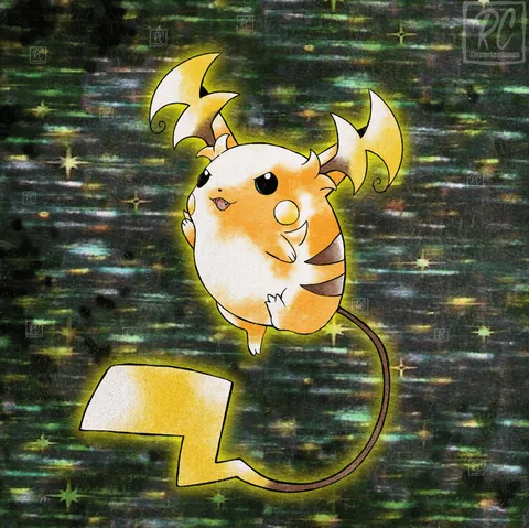 Mega Raichu X &amp; Y Gen 1 Retro Style! [OC]