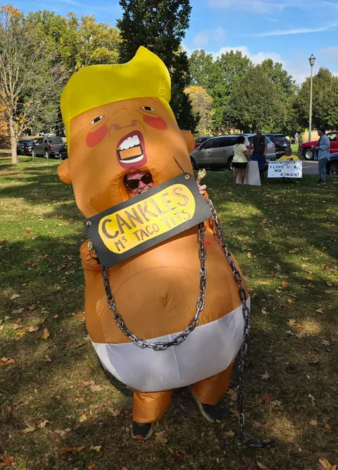 No Kings protest photos from the Quad Cities (Davenport, Iowa)