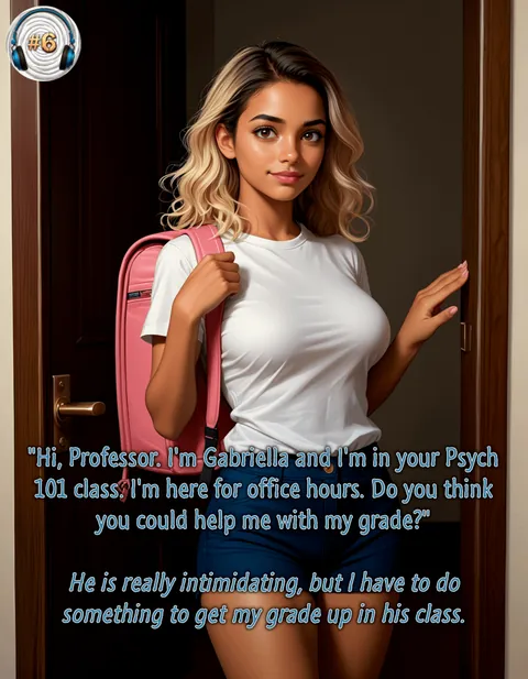 Gabriella visits office hours to get some help