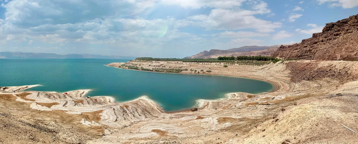 Exploring empty Jordan during a business trip