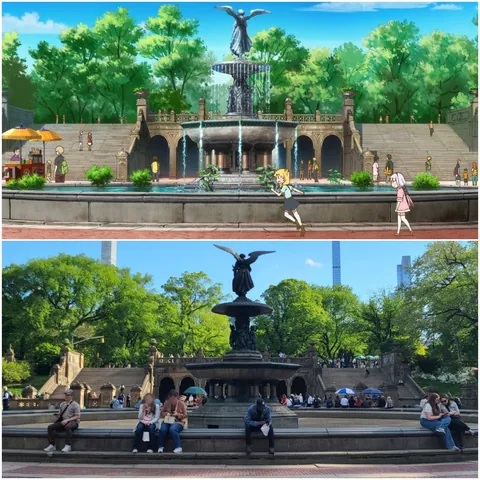 I flew from Japan to New York and went on 3 anime pilgrimages!