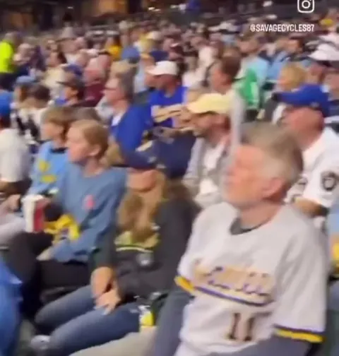 Karen at Dodgers vs Brewers NLCS threatens to call ICE on an Iraq war veteran