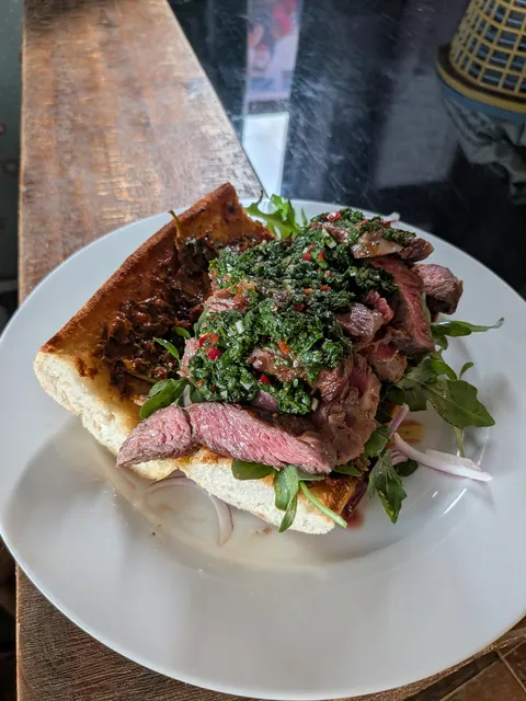 Steak sandwich I made myself the other day