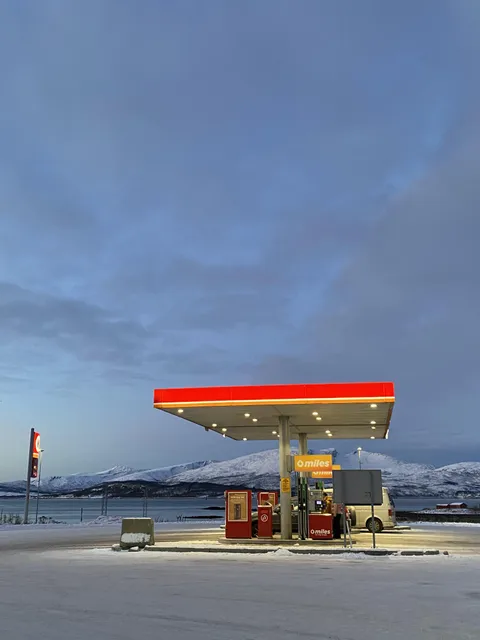 ITAP of a gas station in Tromsø