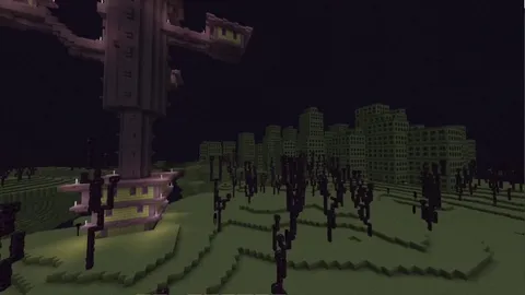 Idea: An End biome that's just a massive liminal city. Completely desolate but full of constructs you can't understand.