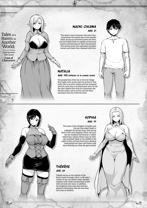 [tachibana omina] (isekai harem monogatari) wives and widows impregnation side quest 1/4.