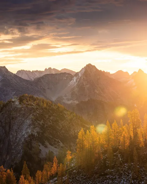 Sunrise in the North Cascades, WA [1080x1350][OC]