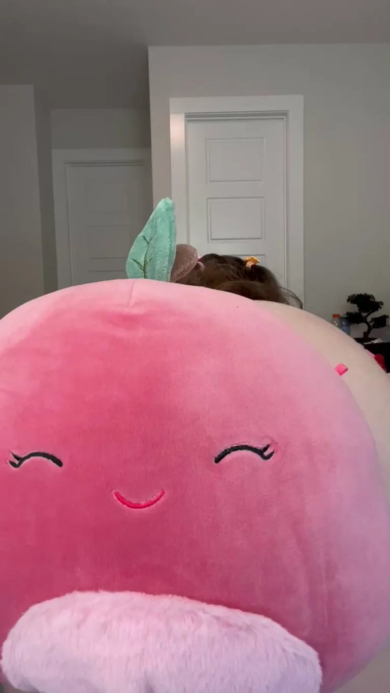 Stripping with a plushy!!!